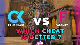 CompKillerNet vs FatalityWin  WHICH CHEAT IS BETTER   CS2 HvH 1v1 [upl. by Mckinney]