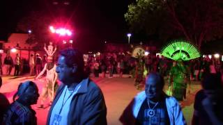 Joe Tohonnie Jr amp White Mountain Apache Crown Dancers  NM State Fair 2016 Clip 2 [upl. by Zoi805]