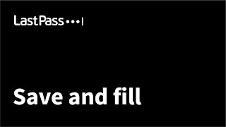 LastPass  Save and fill passwords [upl. by Akcirehs]