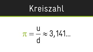 Kreiszahl π  Herleitung der Archimedeskonstante amp Ludolfsche Zahl Pi [upl. by Richard]