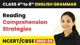 Reading Comprehension Strategies  Reading Comprehension Tips  Class 4  8 English Grammar [upl. by Balbinder]