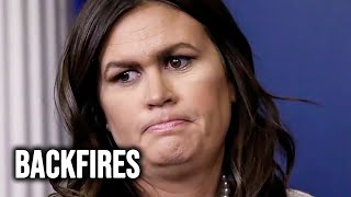 Sarah Huckabees Stunt BLOWS UP In Her Face As Kamala Attack Backfires [upl. by Atineb]