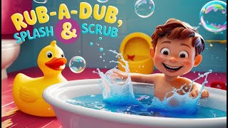 RubaDub Splash amp Scrub  Fun Kids Bath Time Song  Sing Along Dididoo Nursery Rhymes [upl. by Suitangi]