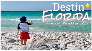 FAMILY VACATION VLOG DESTIN FLORIDA 2023  MIRAMAR BEACH [upl. by Relluf]