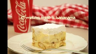 15minutni kolač s bananama • ReciPeci Sandre Gašparić [upl. by Claude]