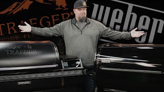 TRAEGER VS WEBER Which Pellet Grill Is Better  NEW Traeger Ironwood Vs Weber Stealth [upl. by Okubo137]