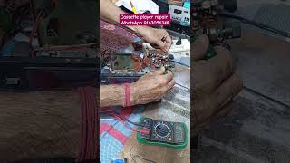 Cassette player repair audiorepair cassetterepair ytshortsviral ytshorts vintageaudiorepair [upl. by Rehpotsirahc640]