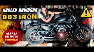 Harley Davidson 883 IRON Vale a Pena PREÇO CONSUMO DEFEITOS TOP SPEED TESTE RIDE e Mais 🚫 [upl. by Derfliw]