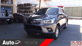 2016 Toyota Hilux 24G  Used Car Review Philippines [upl. by Oneal541]