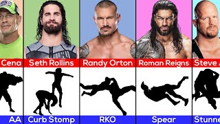 WWE Wrestlers Iconic Finisher Moves [upl. by Bois392]