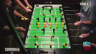 Foosball Open Doubles Final Brandon Munoz amp Ryan Moore vs Brandon Moreland amp Warren Vanlandingham [upl. by Arolf]