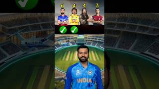 Virat Kohli vs Dhoni vs Roman Reigns vs Christiano Ronaldo Chelleng ❓youtubeshorts shorts [upl. by Orlanta]