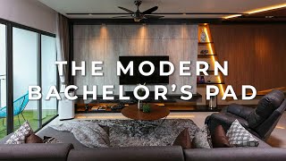 Futuristic Bachelor Pad  APARTMENT TRANSFORMATION  Modern Home Interior Design  High Altitude [upl. by Cristal]