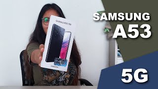 Unboxing Samsung A53 5G  ¿incluye cargador 👀 [upl. by Nailij729]