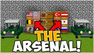 PREPARING THE ARSENAL FOR WAR  Minecraft Modded Factions 6 [upl. by Atirec]