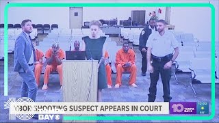 Ybor shooting suspect made second court appearance [upl. by Ettenej]