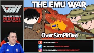 Historian Reacts  The Emu War by Oversimplified [upl. by Emiolhs587]