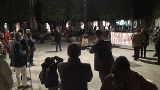 Reggio Calabria Sitin a piazza Duomo No Zona Rossa [upl. by Amlus]