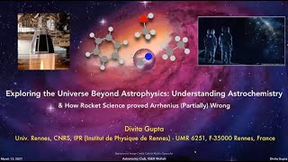 Introduction to Astrochemistry by Divita Gupta [upl. by Watson]