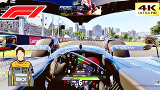 Australia F1 24 Hotlap  118282   Moza r9v2 [upl. by Nevyar]