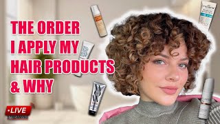 HOW TO PROPERLY APPLY CURLY HAIR PRODUCTS  MY SEPHORA SALE RECCS [upl. by Elie]