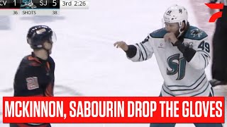 Scott Sabourin And Ian McKinnon Drop The Gloves In San Jose [upl. by Regor]