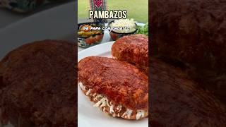 Pambazo de papa con chorizo pambazos tortasahogadas [upl. by Eesdnil]