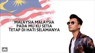 Malaysia  Faizal Tahir Lyric Video [upl. by Ecaroh]