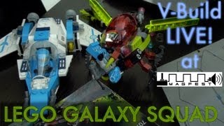 Lego Galaxy Squad Space Swarmer and Swarm Interceptor  VBuild 30  MAGFest 2013 [upl. by Harriott811]