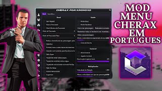 MOD MENU CHERAX AGORA TEM TRADUÇAO PARA O PORTUGUES PTBR😮  GTA V Online [upl. by Fawna]