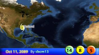 Hypothetical Hurricane Season 71  2089 [upl. by Fisken]