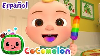 Las paletas multicolor  Canciones Infantiles  Caricaturas para bebes  CoComelon en Español [upl. by Zampino]