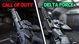 Delta Force Hawk Ops vs Call of Duty  Weapons Comparison  4K [upl. by Mossolb]