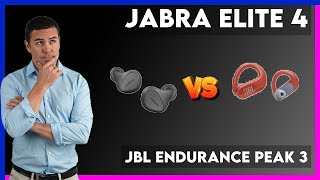 Jabra Elite 4 vs JBL Endurance Peak 3 Comparison [upl. by Ahsitil]