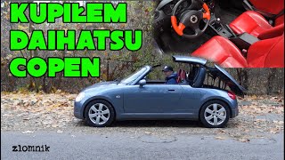 Złomnik kupiłem Daihatsu Copen na zimę [upl. by Euqilegna697]