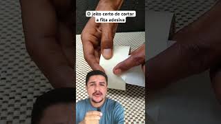 Como cortar fita adesiva do jeito fácil shorts dicas artesanato [upl. by Dannie]