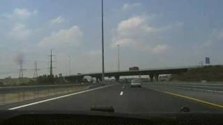 Driving in Israel 2009 Nazareth Illit to Beer Sheva via Highway 6 [upl. by Trinee110]