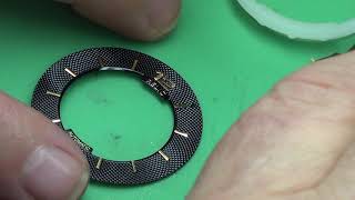 Custom Watch Build S2  E11 Gluing Markers on Watch Dial [upl. by Friedly]