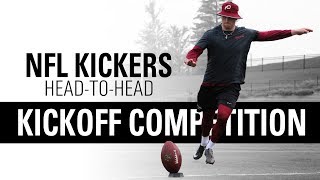 NFL Placekickers Go HeadtoHead  Kickoff Competition  Kohls Kicking Camps [upl. by Gredel]