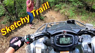 Crazy Chadwick Trail ride continues Rugged terrain Yamaha Canam Polaris [upl. by Mychal]