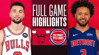 BULLS at PISTONS  FULL GAME HIGHLIGHTS  October 28 2023 [upl. by Alah]