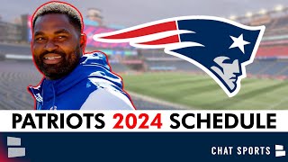 New England Patriots 2024 NFL Schedule Opponents And Instant Analysis [upl. by Euqinotna978]