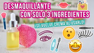 DESMAQUILLATE CON SOLO 3 INGREDIENTES  DIY  CERO BASURA  Mixi [upl. by Britteny602]