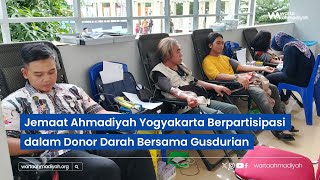 Jemaat Ahmadiyah Yogyakarta Berpartisipasi dalam Donor Darah Bersama Gusdurian [upl. by Hallie315]