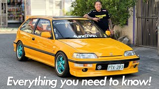 GAANO KAHIRAP BUMUO NG 90s HONDA CIVIC EF [upl. by Noteek]