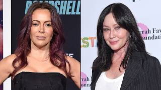 Alyssa Milano Pays Tribute to Charmed Co Star Shannen Doherty After Complicated Relationship [upl. by Parshall]