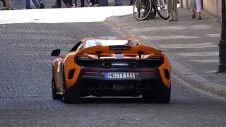 McLaren 675lt Start Up amp Loud Accelerations [upl. by Gilliam]