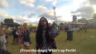 3 Hours of Walking around Stereosonic as Steve Aoki [upl. by Inge170]