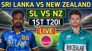 SL vs NZ Live Score 1st T20 Match  Sri Lanka vs New Zealand 1st T20 Match Live Commentary NZ 15OV [upl. by Eelan371]