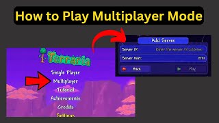 Play Multiplayer Mode Terraria  Terraria Multiplayer Host Server IP amp Port  Multiplayer Local Host [upl. by Elspet]